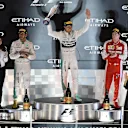 Podium ceremony at Formula One World Championship, Rd19, Abu Dhabi Grand Prix, Race, Yas Marina Circuit, Abu Dhabi, UAE, Sunday 29 November 2015. &copy; Sutton Motorsport Images